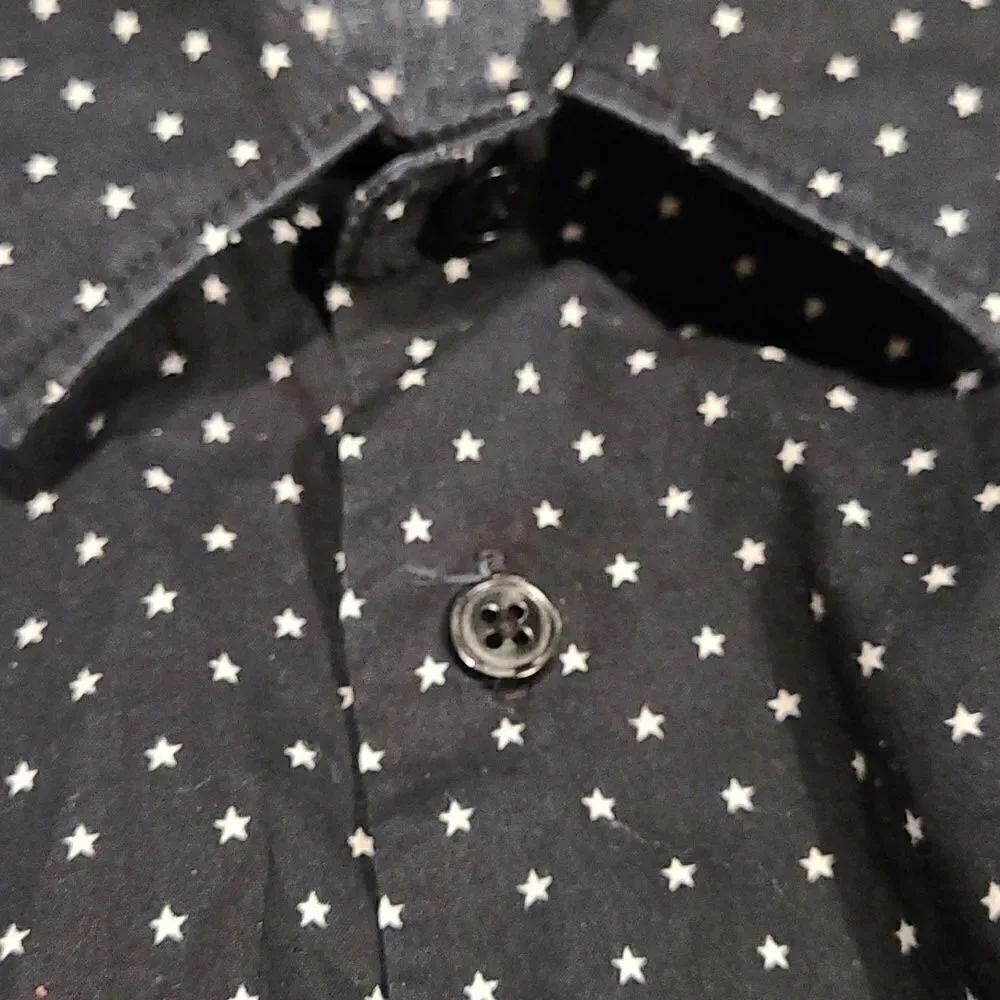 H&M sz M button front with collar - Picture 8 of 9